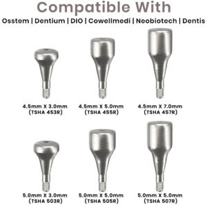 Medilight Healing Abutments Regular - Osstem | Dentium | DIO | Cowellmedi | Neobiotech | Dentis Compatible